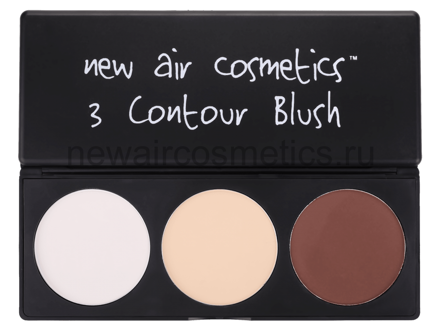 Палитра сухих корректоров New Air Cosmetics 3 Contour Blush