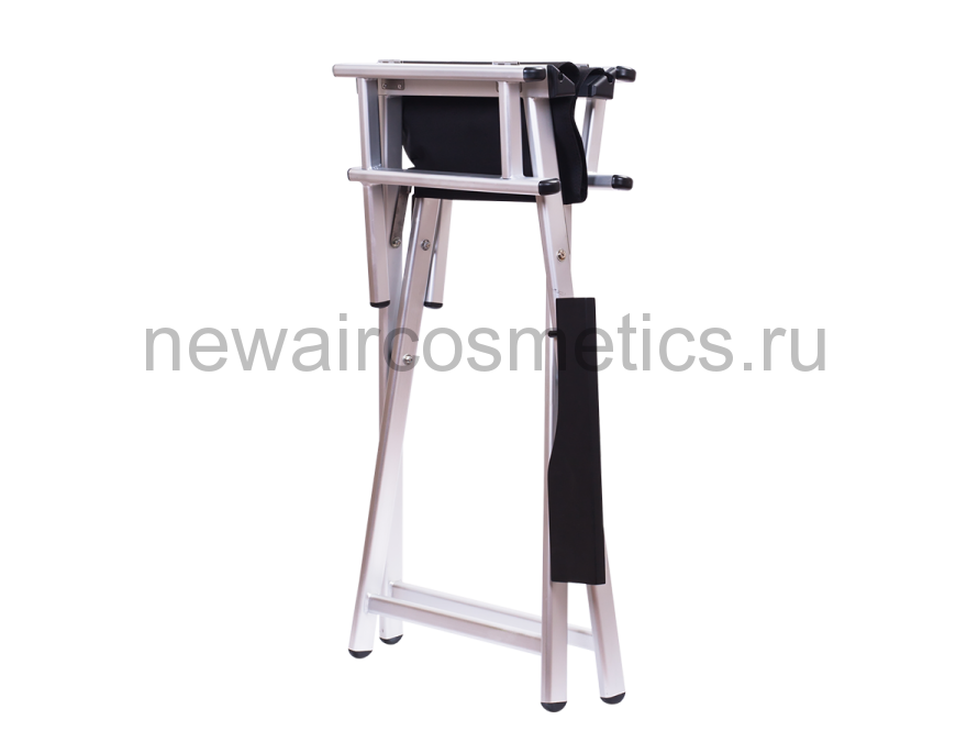 Алюминиевый складной стул визажиста (серебристого цвета)
